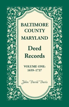 Baltimore County, Maryland, Deed Records, Volume 1 - Davis, John David
