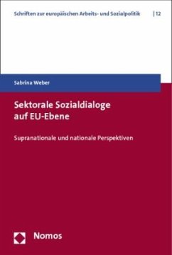 Sektorale Sozialdialoge auf EU-Ebene - Weber, Sabrina