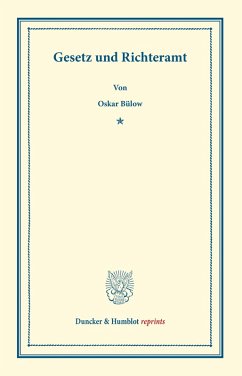 Cover Gesetz und Richteramt
