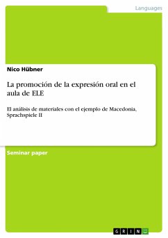 La promoción de la expresión oral en el aula de ELE - Hübner, Nico
