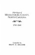 Marriages of Mecklenburg County, North... - Bild 1