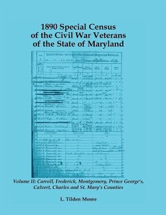 1890 Special Census of the Civil War Veterans of the State of Maryland - Moore, L. Tilden