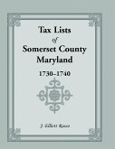 Tax Lists of Somerset County, Maryland, 1730-1740