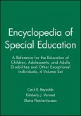 Encyclopedia of Special Education, 4 Volume Set