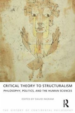 Critical Theory to Structuralism - Ingram, David