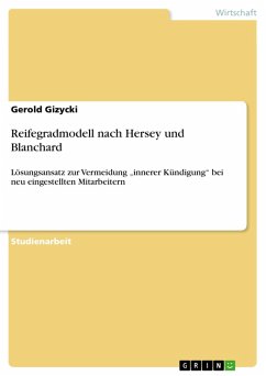 Reifegradmodell nach Hersey und Blanchard (eBook, ePUB)