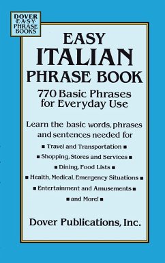 Easy Italian Phrase Book (eBook, ePUB) - Dover