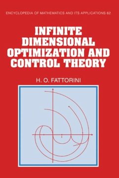 Infinite Dimensional Optimization and Control Theory (eBook, PDF) - Fattorini, Hector O.