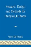 Research Design and Methods for Studying Cultures (eBook, ePUB)