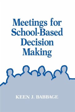 Cover Meetings for School-Based Decision Making (eBook, ePUB)
