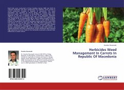 Herbicides Weed Management In Carrots In Republic Of Macedonia - Pacanoski, Zvonko