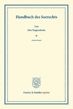 Handbuch des Seerechts - Pappenheim, Max