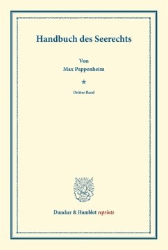 Handbuch des Seerechts - Pappenheim, Max