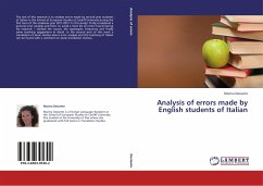 Analysis of errors made by English students of Italian - Desiante, Marina