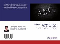 Chinese Heritage Schools In The United States - Lu, Xinnan