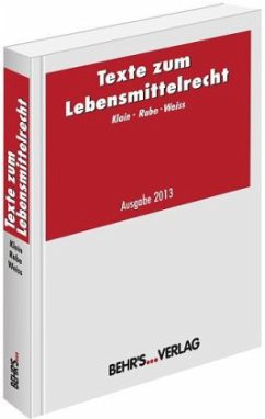 Cover Texte zum Lebensmittelrecht (LMR)