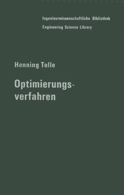 Optimierungsverfahren - Tolle, H.