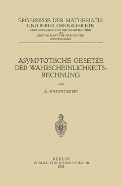 Asymptotische Geset¿e der Wahrscheinlichkeitsrechnung - Khintchine, A.