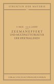 Zeemaneffekt und Multiplettstruktur der Spektrallinien