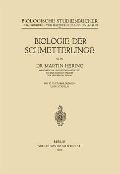 Biologie der Schmetterlinge - Hering, Martin