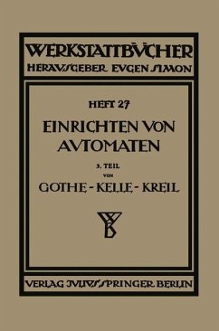 Das Einrichten von Automaten - Gothe, E.; Kelle, Ph.; Kreil, A.