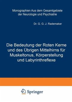 Die Bedeutung der Roten Kerne und des Übrigen Mittelhirns für Muskeltonus, Körperstellung und Labyrinthreflexe - Rademaker, G. G. J.; Blanc, E. le