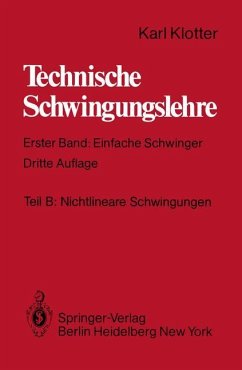 Teil B: Nichtlineare Schwingungen - Klotter, Karl