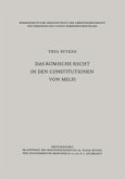 Das römische Recht in den Constitutionen von Melfi