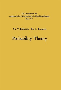 Probability Theory - Prohorov, Jurij Vasil'evic;Rozanov, Jurij Anatol'evic