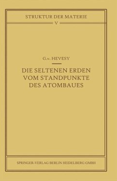 Die seltenen Erden vom Standpunkte des Atombaus - Hevesy, G. v.