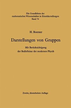 Darstellungen von Gruppen - Boerner, Hermann