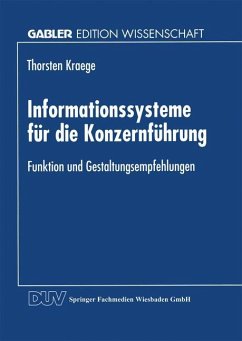 Informationssysteme für die Konzernführung - Kraege, Thorsten