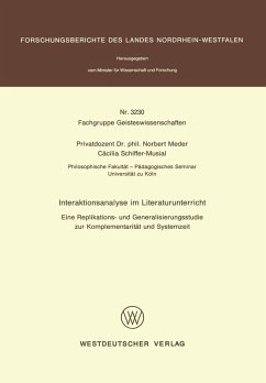 Cover Interaktionsanalyse im Literaturunterricht