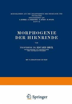 Cover Morphogenie der Hirnrinde