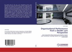 Organisational Performance from a Health care Perspective