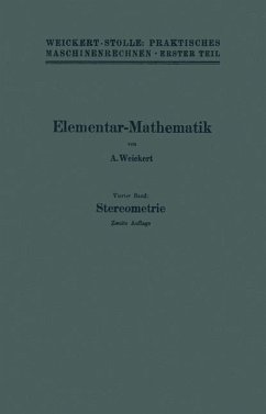 Elementar-Mathematik - Weickert, A.