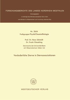 Veränderliche Sterne in Sternassoziationen - Schmidt, Hans