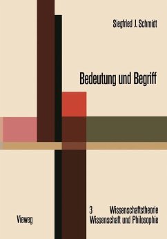 Bedeutung und Begriff - Schmidt, Siegfried J.