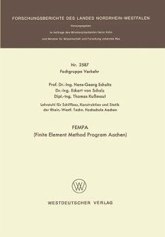 FEMPA (Finite Element Method Program Aachen) - Schultz, Hans-Georg