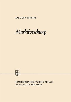 Marktforschung - Behrens, Karl Chr.