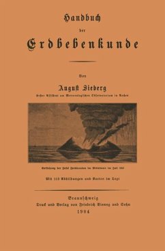 Handbuch der Erdbebenkunde - Sieberg, August