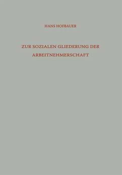 Cover Zur Sozialen Gliederung der Arbeitnehmerschaft