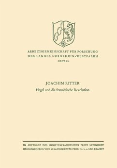 Hegel und die französische Revolution - Ritter, Joachim