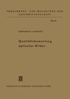 Qualitätsbewertung optischer Bilder - Linfoot, Edward Hubert