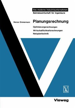 Planungsrechnung - Zimmermann, Werner