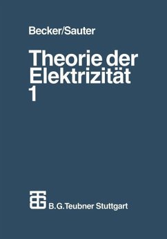 Theorie der Elektrizität - Becker, Richard