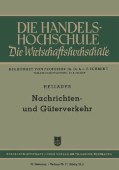Nachrichten- und Güterverkehr - Hellauer, Josef