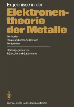 Ergebnisse in der Elektronentheorie der Metalle