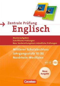 Zentrale Prüfung Englisch, Mittlerer Schulabschluss, Jahrgangsstufe 10 ...