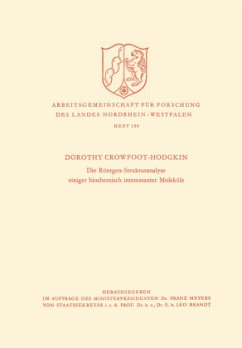 Die Röntgen-Strukturanalyse einiger biochemisch interessanter Moleküle - Hodgkin, Dorothy